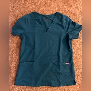 Figs medium Casma top color pacific blue